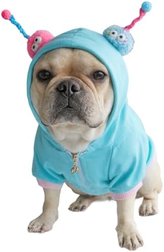 Funny Halloween Dog Costume French Bulldog Sweater by CHEERTAILS