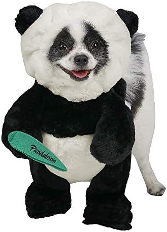 Pandaloon Dog Halloween Costume - As Seen on Shark Tank - Patented - Funny Costume with Arms for Small and Medium Dogs and Cats (Panda, Size 4(20-23 in Height at TOP of Head,Girth<27 in)) by Pandaloon