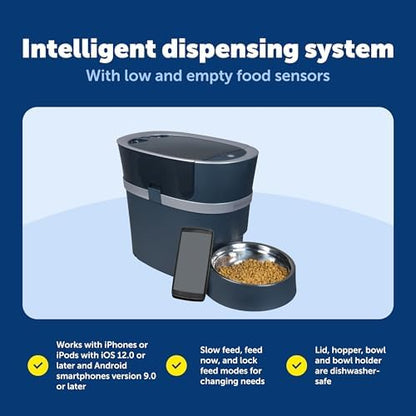PetSafe Smart Feed Automatic Pet Feeder, 6L/24 Cup, Programmable
