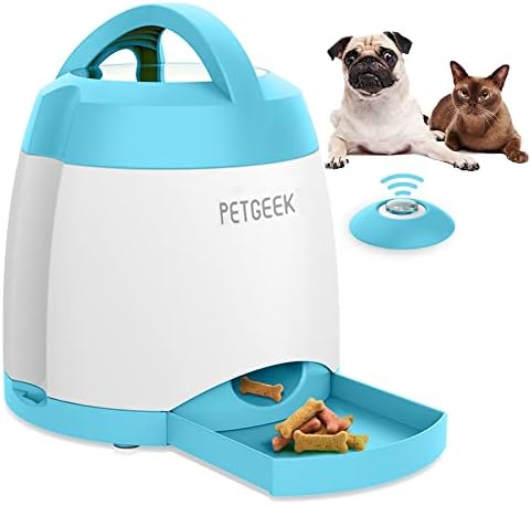 PETGEEK Dog Treat Dispenser Toy, USB-Charged Interactive Toy for IQ Play