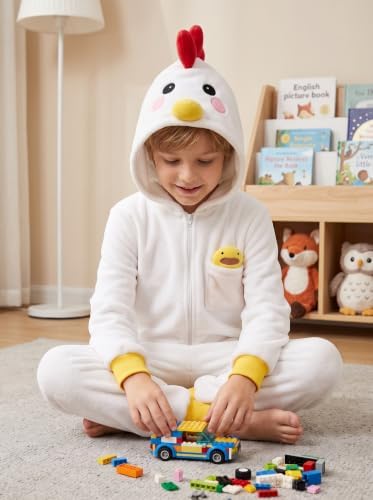 Kids Animal Onesie Pajamas Boys Girls Animal Onesie Costume for Halloween Christmas Costume - Image 4