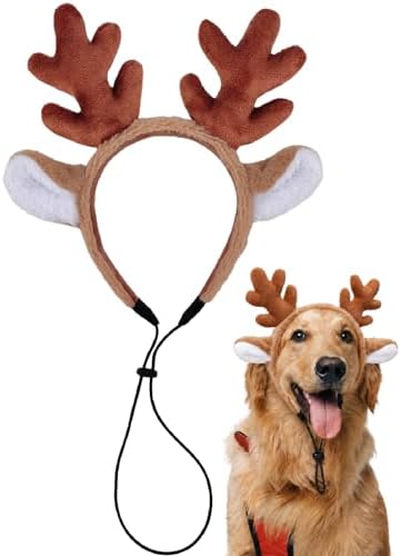 Dog Antlers Costume Dog Costume Dog Reindeer Antlers Dog Christmas Costume by DaliDali