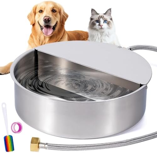 6L Automatic Dog Water Bowl Dispenser Outdoor