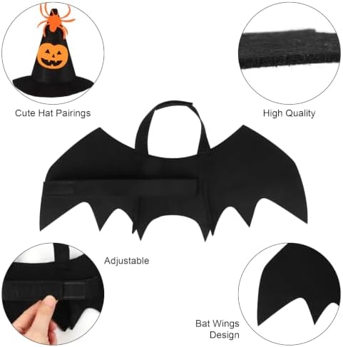 LOKIPA Halloween Pet Costumes Set for Dogs and Cats (Size M) - Image 2