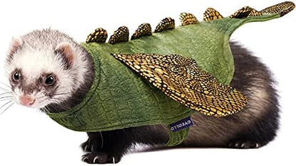 cyeollo Dinosaur Halloween Costume for Rabbit Bunny Puppy Kitten 2lb to 4lb - Image 7