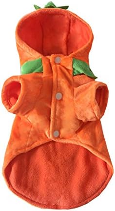 Dog Cat Halloween Pumpkin Costume,Pet Cosplay Costumes,Puppy Warm Outfits - Image 3