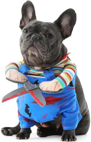 Allroaring Scissor Hand Themed Dog Cosplay Outfit, Puppy Halloween Costumes by Allroaring