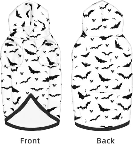 Halloween Ghost Dog Hoodie - Spooky Pet Cosplay Sweatshirt with Pocket, Comfortable Pullover Costume for Medium and Large Dogs - Image 2
