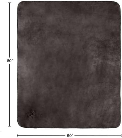 Waterproof Pet Blanket Collection– Reversible Throw Protects Couch, Car, Bed from Spills, Stains, or Fur – Dog and Cat Blankets by PETMAKER Dark Gray Large
