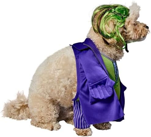 DC Batman The Dark Knight: The Joker Pet Costume for Dogs or Cats by Rubies, Medium - Image 4