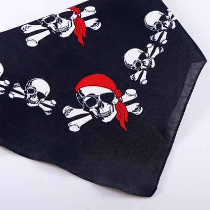 GOYOSWA Dog Pirate Costume, Dog Halloween Costumes Pirate Hat and Bandana Set Holiday Outfit Clothes for Small Medium Large Dogs Pets (Style B, Large) - Image 7