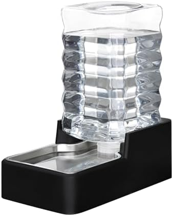 RIZZARI 8L Dog Water Dispenser: Leak-Proof Gravity Refill Waterer