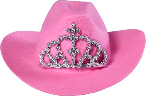 Rubies Cowgirl Pet Hat with Faux Tiara for Dogs or Cats, M/L - Image 2