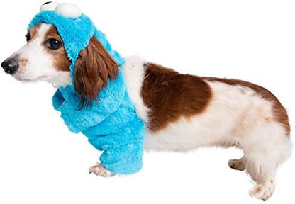 Pet Krewe Unleash The Parade Cookie Monster Dog Costume Sesame Street Pet Costumes for Medium Dogs or Cat Outfit - Perfect for Halloween, Christmas Holiday, Parties, Photoshoots, Gifts for Dog Lovers - Image 6