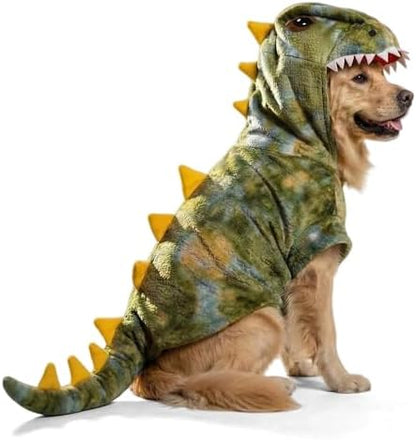 Halloween Large Dog Dinosaur Costume T-Rex Dino Outfit,8XL by LittleDropet