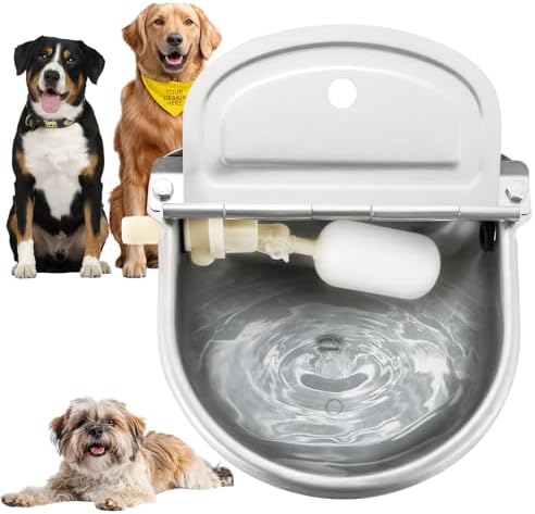 Automatic Water Dispenser for Dogs & Livestock with Drainage Hole