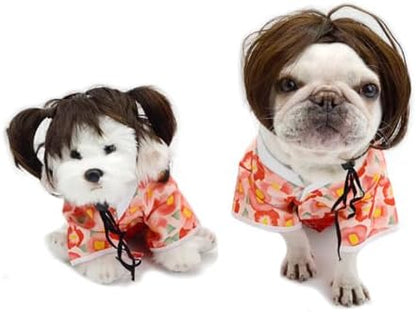 Kimono Pet Costume for French Bulldog, Funny Kimono Outfit, Dog & Cat Party Clothes, Halloween Cosplay (S) - Image 4