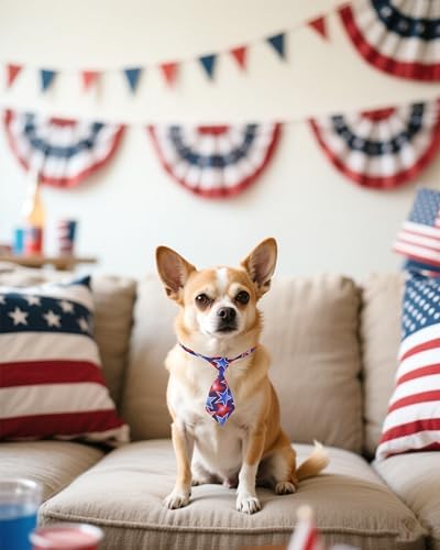 PET SHOW 10 Pack 4th of July Dog Ties Neckties XS for Small Dogs - Image 4