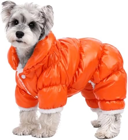AOFITEE Dog Winter Coat Waterproof Dog Jacket Warm Fullbody Dogs Snowsuit by AOFITEE