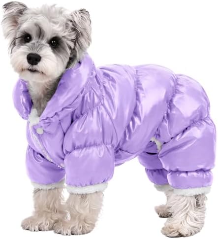 AOFITEE Dog Winter Coat Waterproof Dog Jacket Warm Fullbody Dogs Snowsuit by AOFITEE