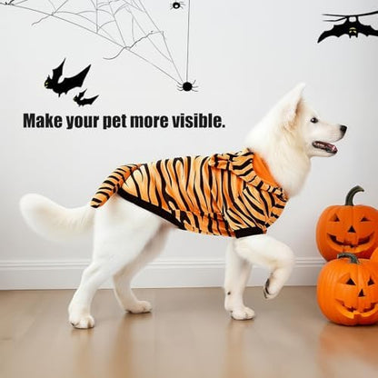 Halloween Dog Tiger Costume, Tigger Cat Hoodie with Tail and Ears（2XS） - Image 2