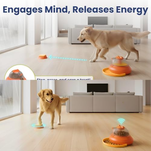 PawsPik Wireless Remote Interactive Dog Feeder, Medium