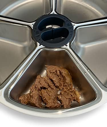 Cat Mate Replacement Bowl with Stainless Steel Inserts for 5-Meal Feeder