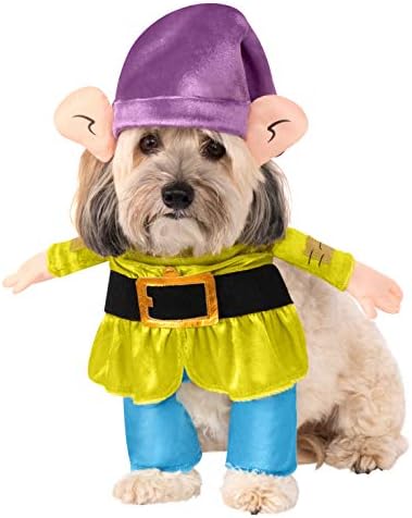 Rubies Disney Snow White and the Seven Dwarves: Dopey Pet Costume for for Dogs or Cats, Small by Rubies