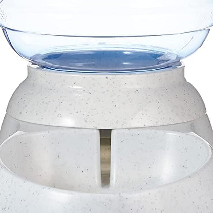 Amazon Basics Gravity Pet Water Dispenser for Cat and Dog, Easy to Clean, 135.3fl.oz Capacity, Small