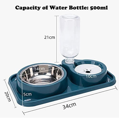 Love Dream Double Dog Cat Bowls