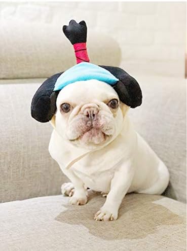 Samurai Pet Costume for French Bulldog, Funny Samurai Outfit, Dog & Cat Party Clothes, Halloween Cosplay (S, Red) - Image 6