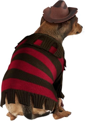Rubies at Party City A Nightmare on Elm Street: Freddy Krueger Pet Costume for Dogs or Cats, Large - Image 3