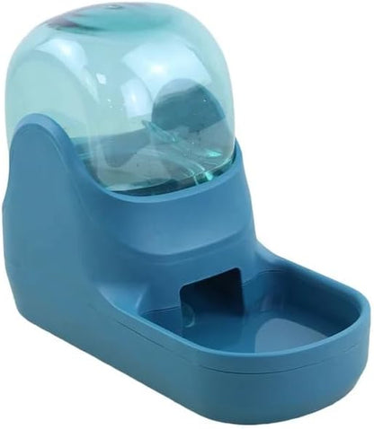 Dog & Cat Feeder + Waterer Set,Automatic Pet Feeder 2 in 1 Cat & Dog Food Water Dispensers, Cats and Dogs Food Feeder and Water Dispenser 3.9L for Small, Medium, & Large Pets (Dark Green)