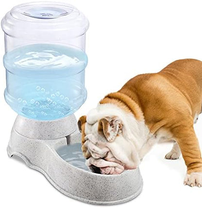3.5L/1Gallon Automatic Replenish Pet Water Dispenser, Self-Dispensing Gravity Pets Water Feeder for Cats & Small, Medium Dogs