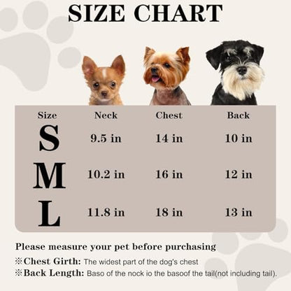 EXPAWLORER Dog Halloween Dress for Small Dogs,Puppy Costumes Pet Clothes Holiday Girl Dogs Shirt with Halloween Pattern,Party Dog Vest Dresses Cat Apparel Sweater Warm Skirt - Image 2
