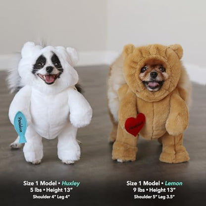 Pandaloon Dog Halloween Costume - As Seen on Shark Tank - Patented - Funny Costume with Arms for Small and Medium Dogs and Cats (Teddy Bear, Size 3(17-19 in Height at TOP of Head,Girth<22 in)) - Image 3