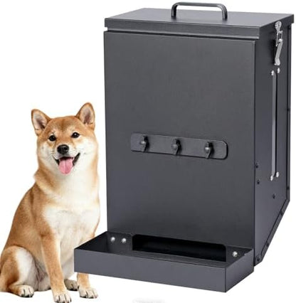 Hanging Cage Automatic Dog Feeder Large Breed,12L Dog Food Dispenser