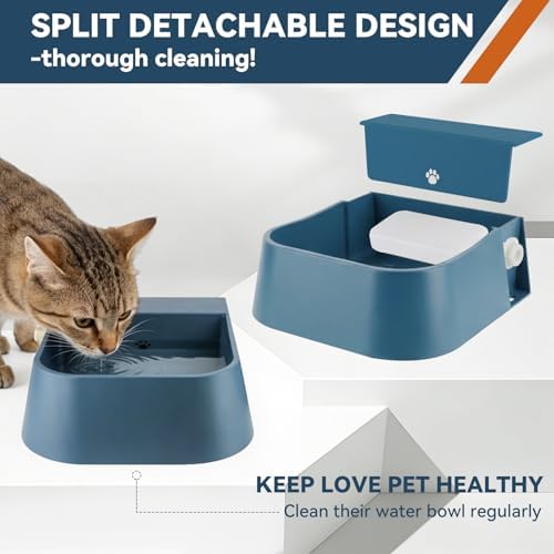 Dog Automatic Water Bowl for 3/4” GHT Male Faucet, 2L Outdoor Auto Fill Water Dispenser with 5ft Water Hose