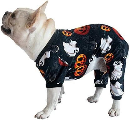CuteBone Halloween Dog Pajamas Fleece Puppy Onesie Winter Cat Jammies Keep Your Pet Warm in The Cold Weather P166XL - Image 4