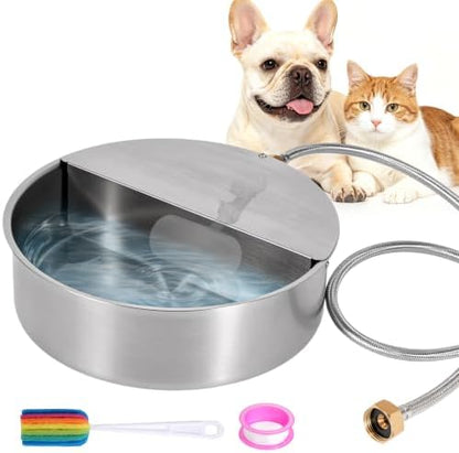 Automatic Dog Water Bowl with Float Valve