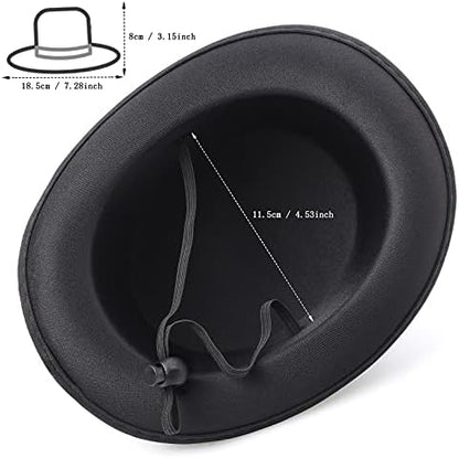Yewong 2 Pieces Pet Formal Accessories Set - Top Hat with Pet Formal Necktie/Bowtie Birthday Party Gradation Halloween Costumes Accessories for Dog Cat (Black-A) - Image 3