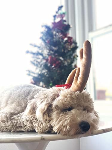 ComfyCamper Reindeer Antler Dog Halloween Costume - Headband Cosplay Christmas Small Medium Large X-Large Puppy Cat, S - Image 4