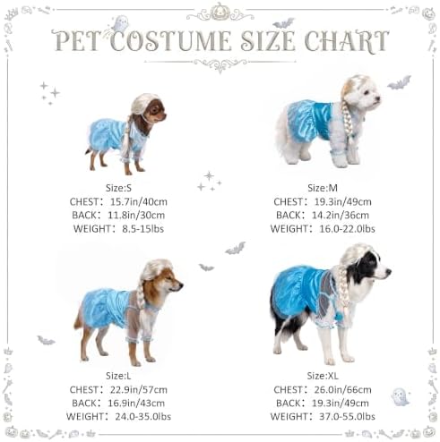 Halloween Princess Costume for Dog, XL - Image 6