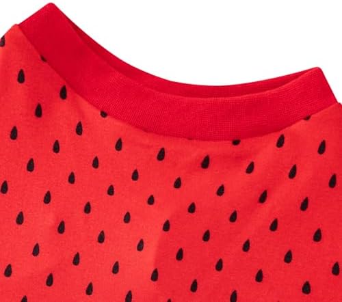 Pet Halloween Costume Dog Strawberry Costume Role Play Clothes for Thanksgiving Christmas (Red, L) - Image 3