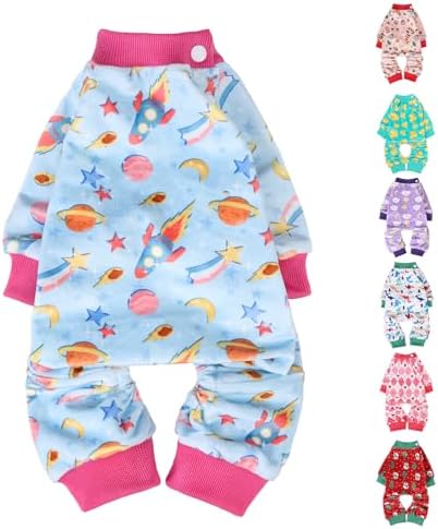 BEAUTYZOO Dog Pajamas, Soft Stretchy Fleece Puppy Sweater for Medium Dogs by BEAUTYZOO