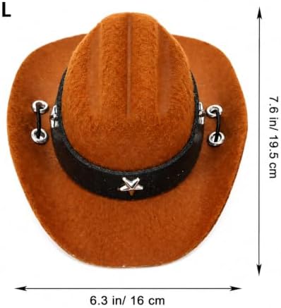Halloween Cowboy Hat with Bandana Scarf Dog Costumes-L - Image 2