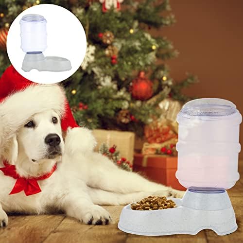 Ipetboom Automatic Pet Feeder, Dog Cat Dry Food Dispenser, Plastic, Multiple Pets