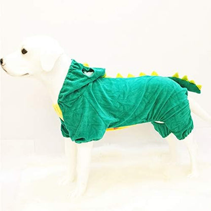 NACOCO Dog Dinosaur Design Costume Green Pet Clothes for Medium & Large Dog (Green, XXL) - Image 2