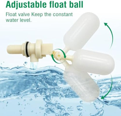Stainless Steel Automatic Livestock Waterer with Float Valve & Water Hose