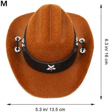 Halloween Cowboy Hat with Bandana Scarf Dog Costumes-M - Image 2